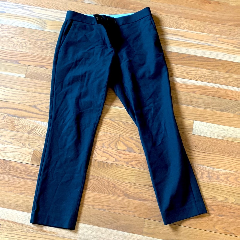 Ann Taylor Black Denim Fit Dress Pants